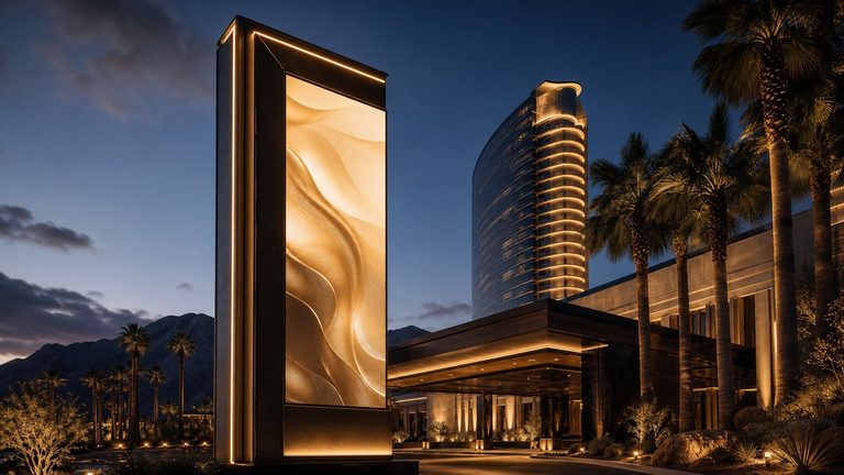 How to specify an LED marquee sign in Las Vegas, from pixel pitch to permit
